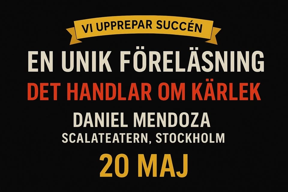 DANIEL MENDOZA – en kväll i kärlekens och godhetens tecken