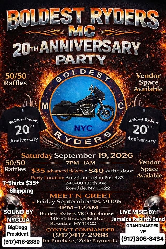 Boldest Ryders MC 20yr Anniversary Party
