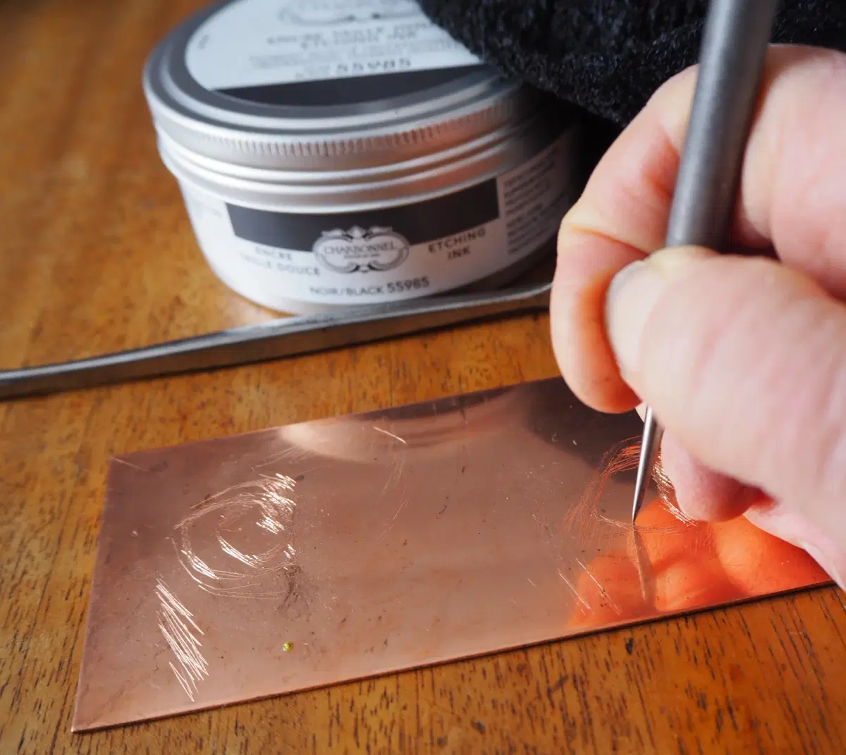 Torrnål live: från repa till tryck