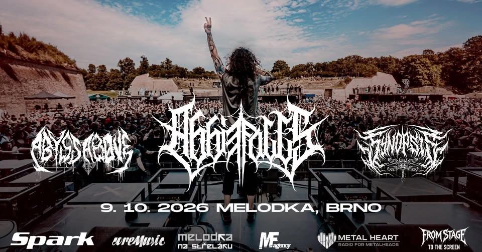 Abbie Falls + Abyss Above + Synopsis | 09.10.2026 | Brno Melodka
