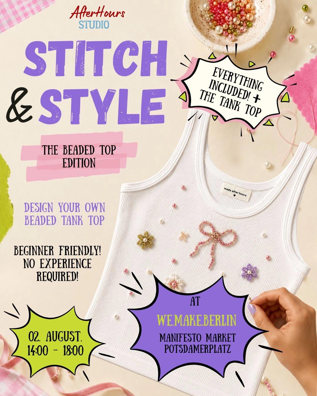 STITCH & STYLE: The Beaded Top Edition