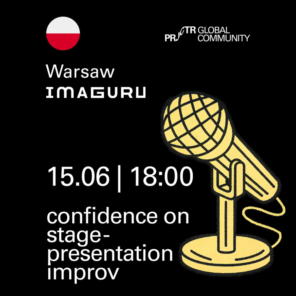 Warsaw Confidence on stage - presentation improv
