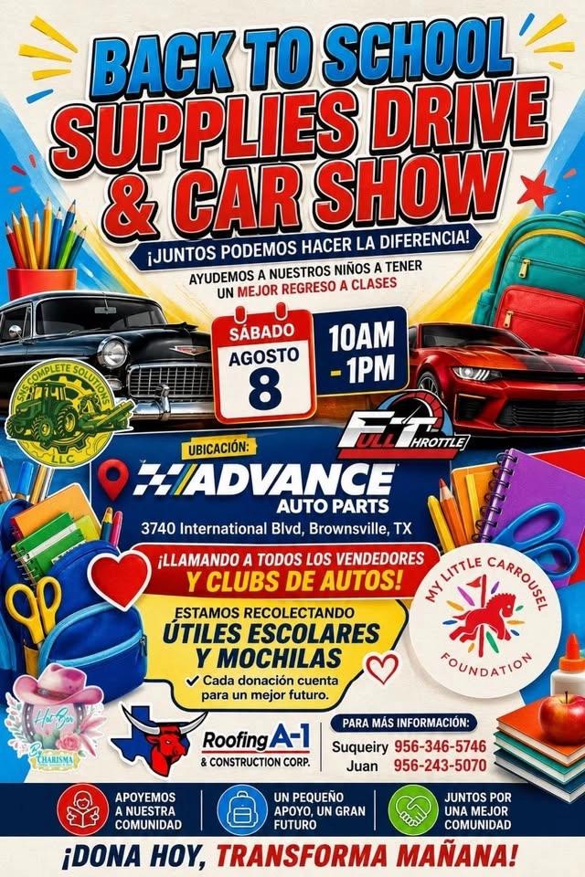 Back to School Supplies Drive & Carshow