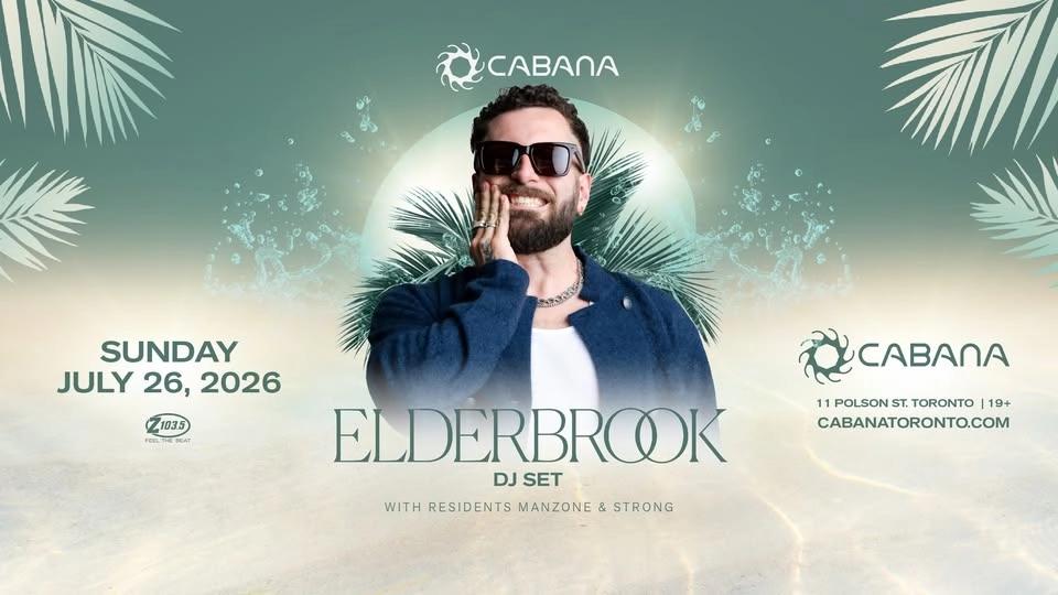 Elderbrook DJ Set inside Cabana