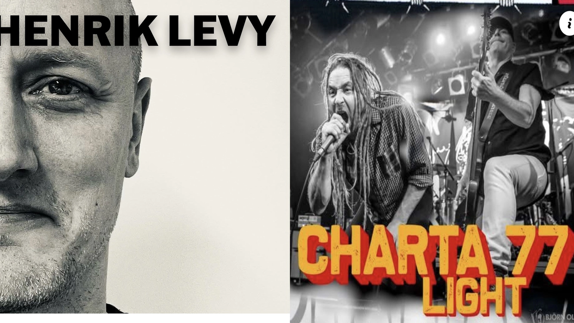Klubb Ögir på Voyage: Henrik Levy + Charta 77