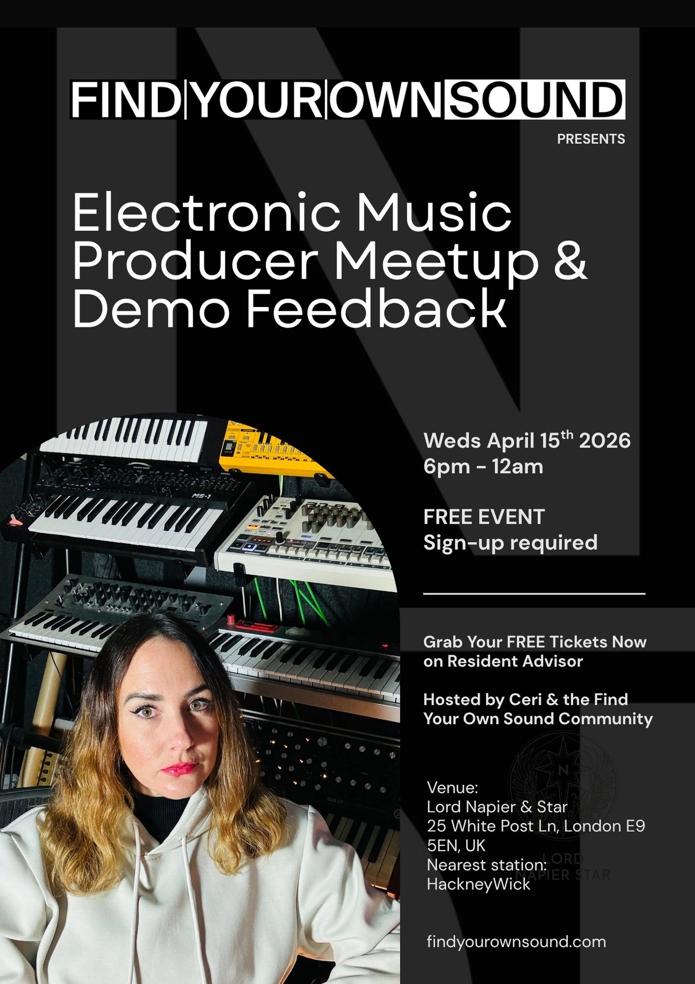 Electronic Music Producer Meetup & Demo Feedback Session