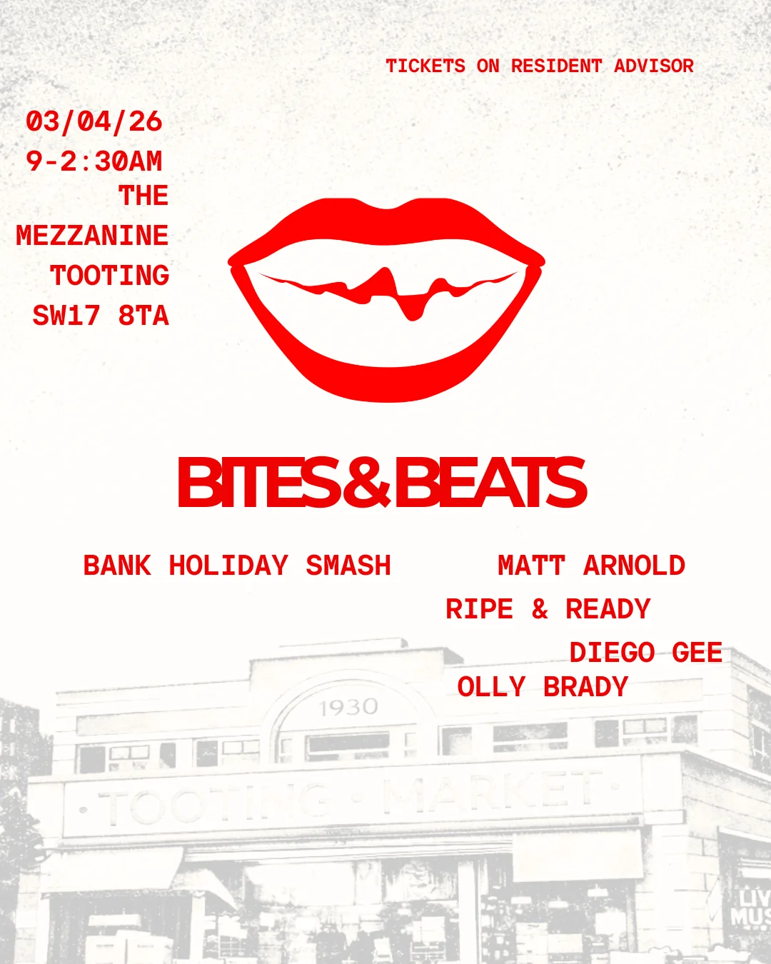 Bites&Beats - House & Techno Party 5 TICKETS LEFT