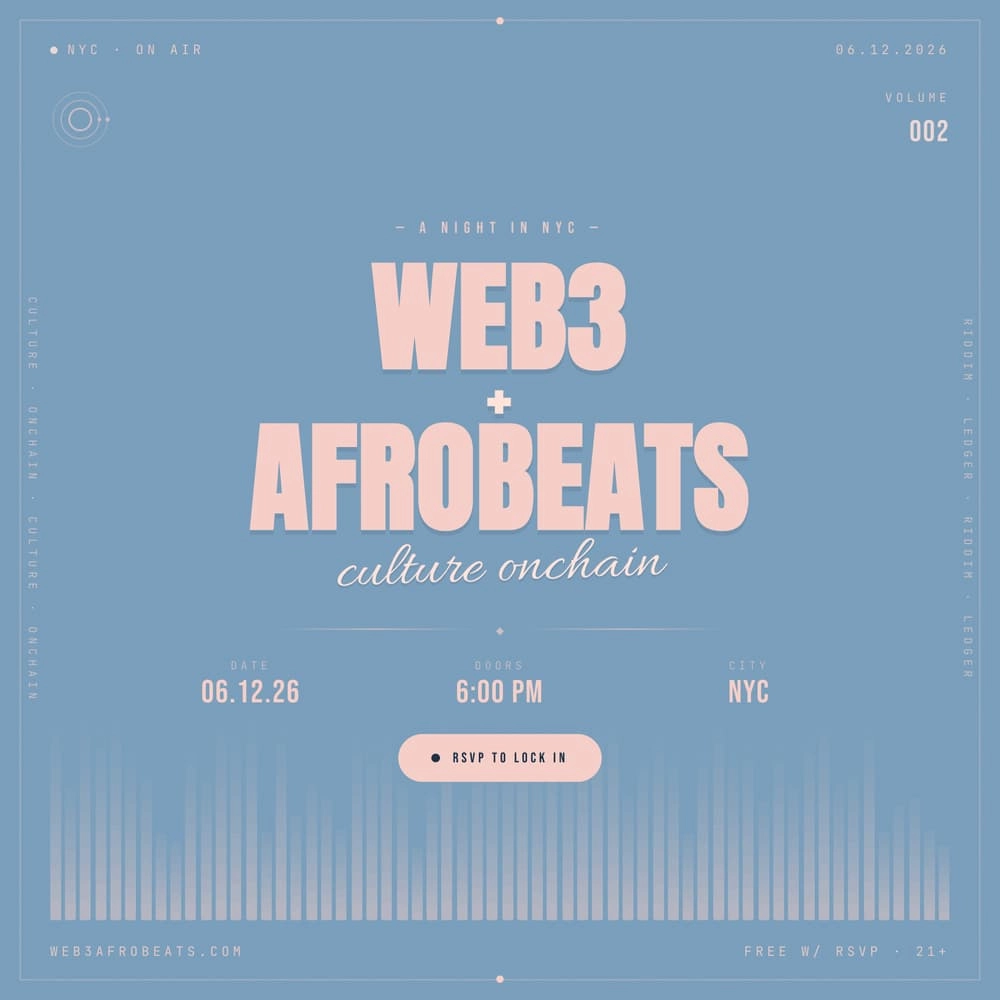 Web3 + Afrobeats presents Culture Onchain