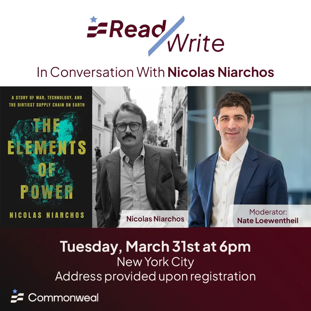 The Elements of Power: In Conversation with Nicolas Niarchos