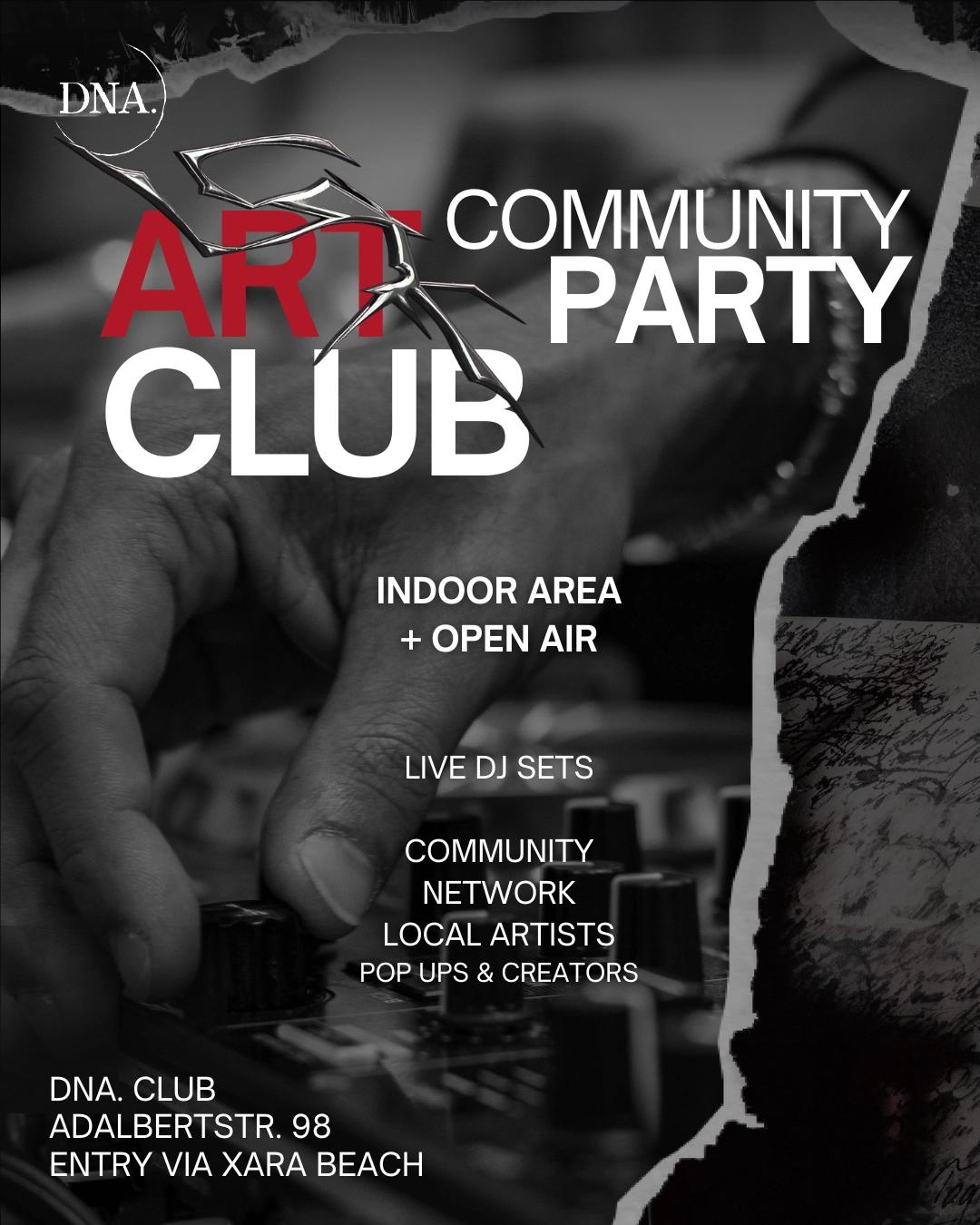 FREE ENTRY: Connect & RAVE: Community OPEN AIR at DNA. CLUB: Tech House, Techno & Bounce