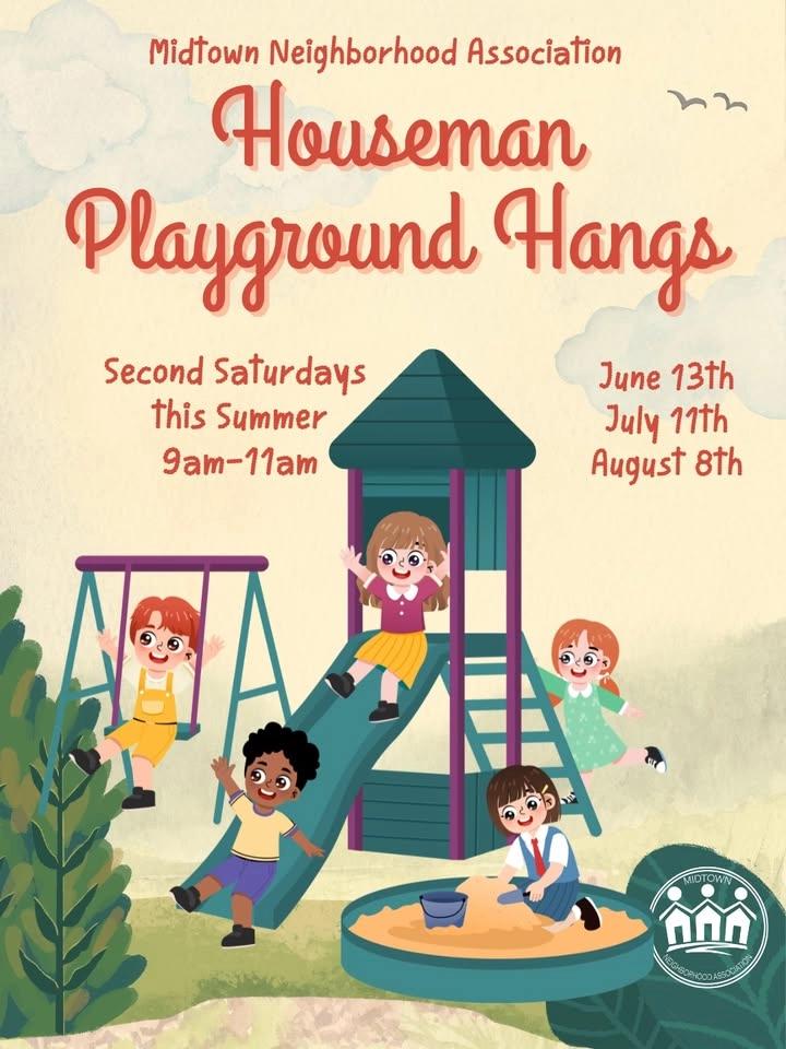 Second Saturday Houseman Playground Hangs