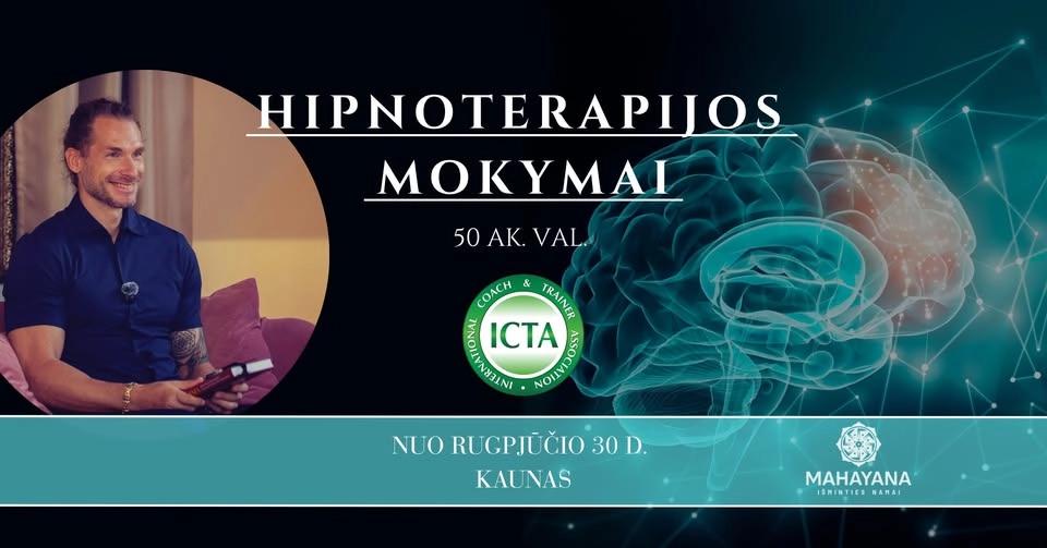 Hipnoterapijos mokymai su M. Driuku pagal ICTA