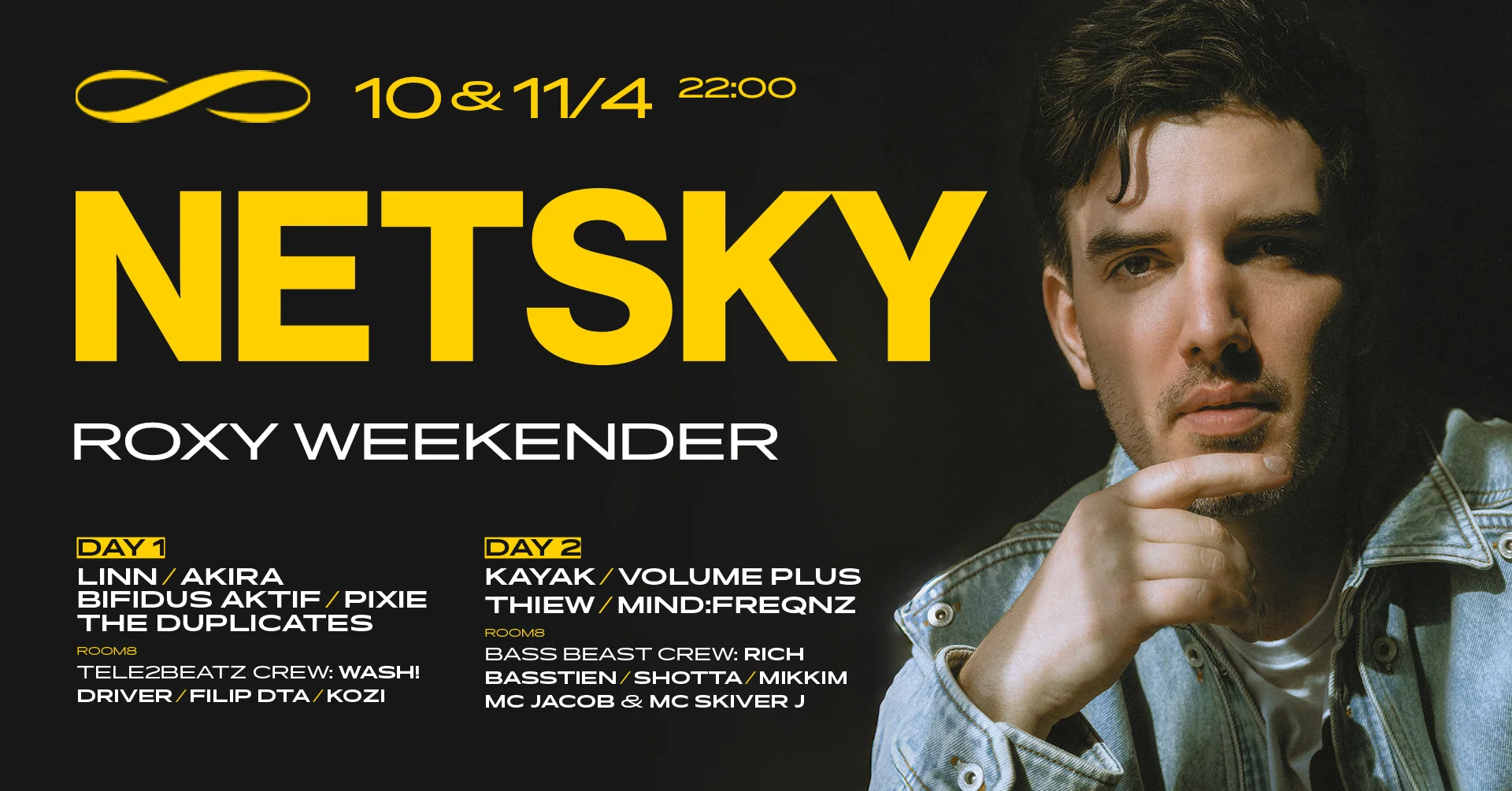 Netsky WEEKENDER ∞ ROXY Prague