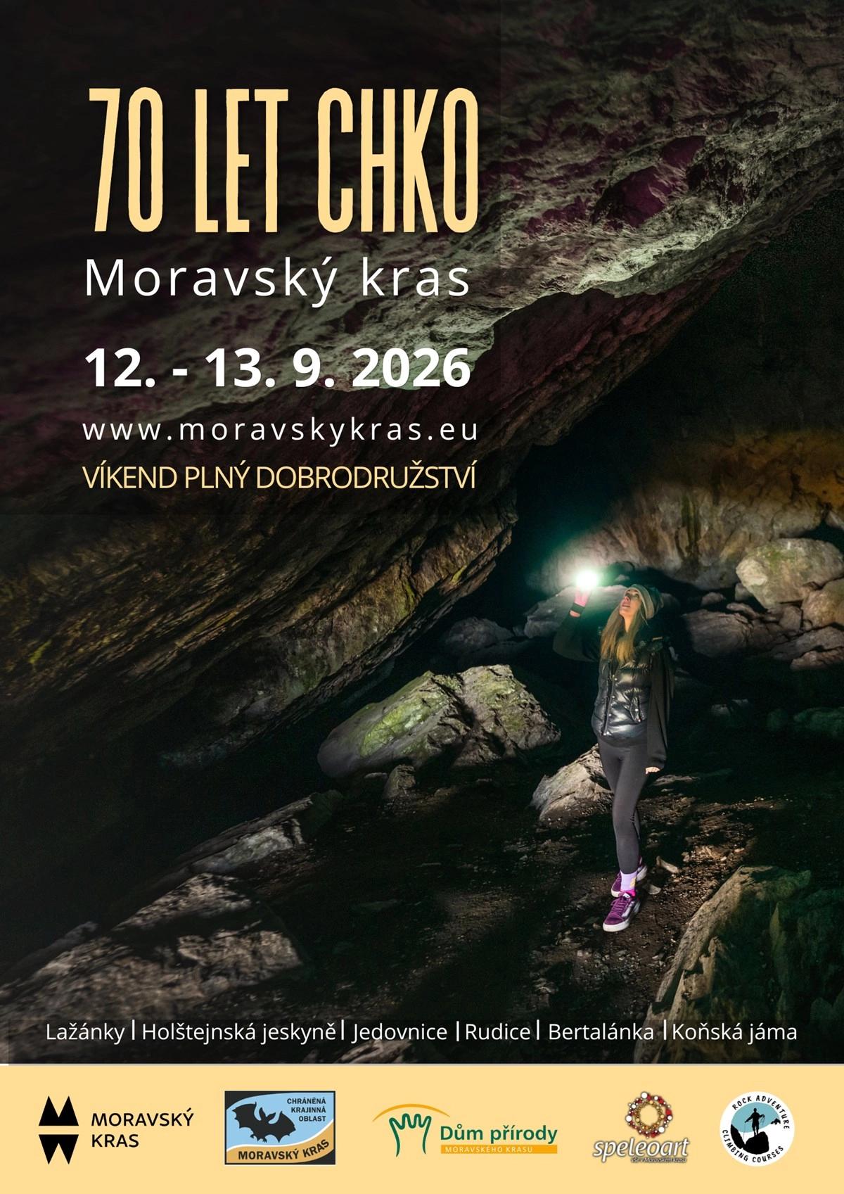 70 let CHKO Moravský kras - skalní lezení