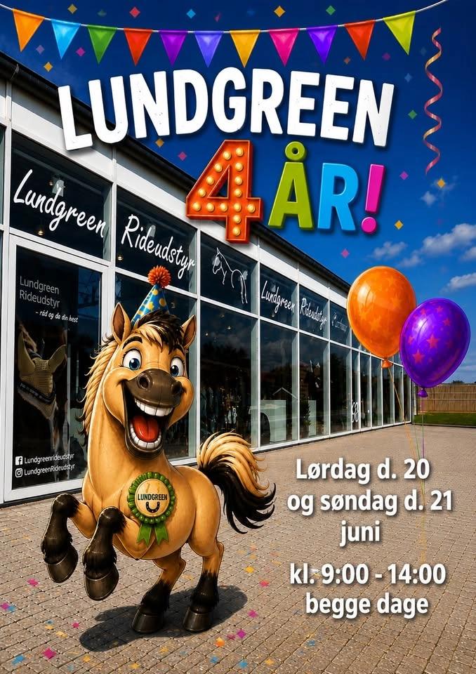 Lundgreen Rideudstyr fylder 4 år