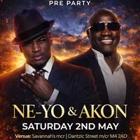 Neyo & Akon concert pre party Manchester