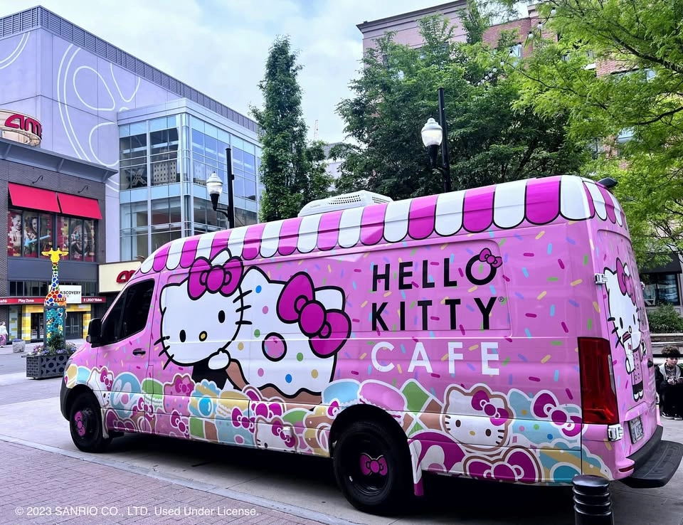 Hello Kitty Cafe Truck East - Boston Appearance