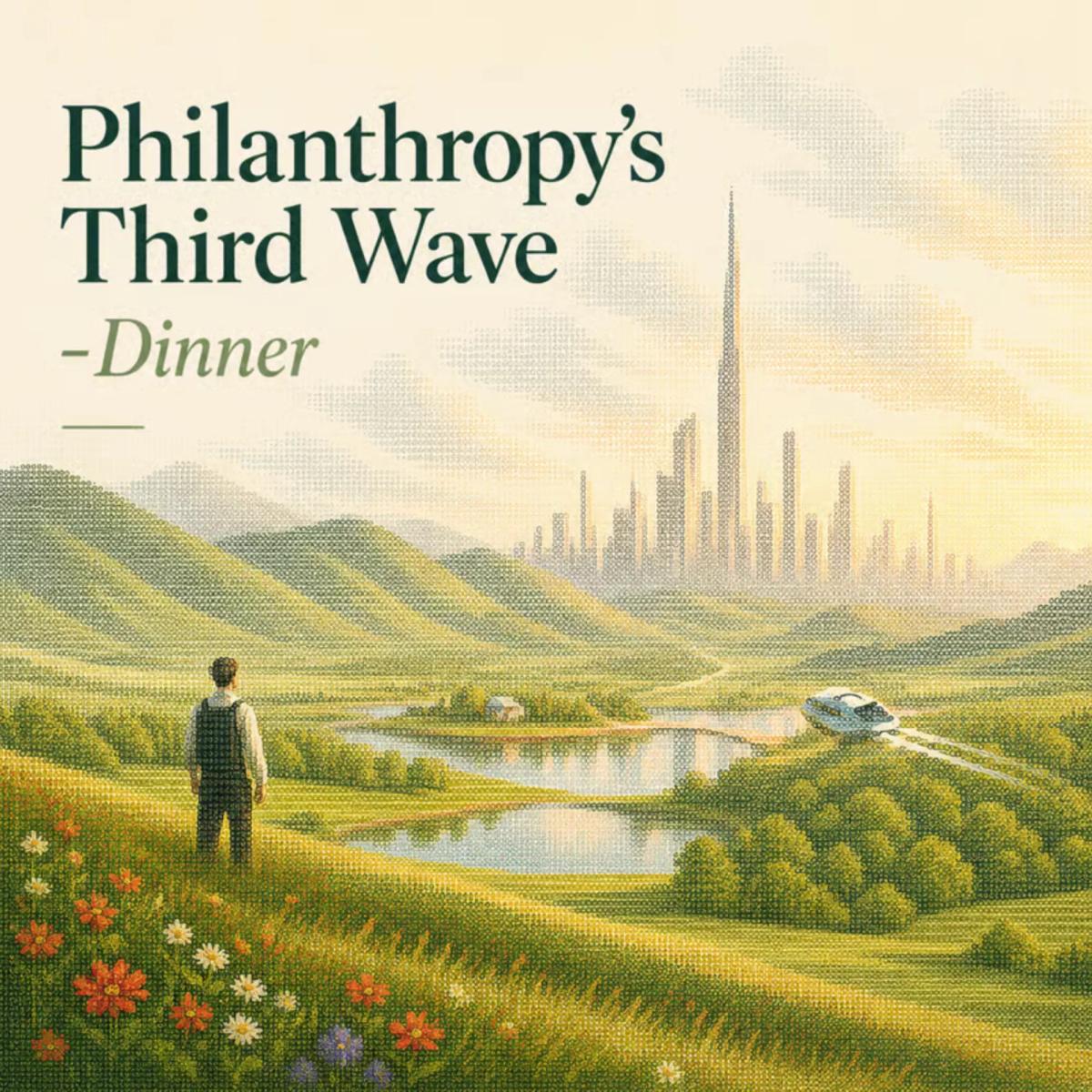 third wave of philanthropy - dinner