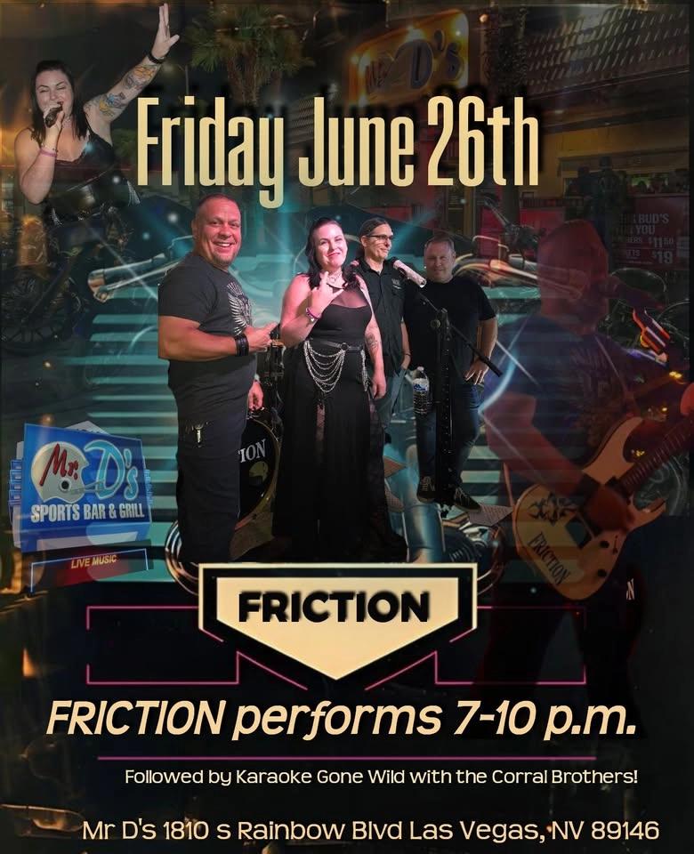 FRIDAY WITH FRICTION!