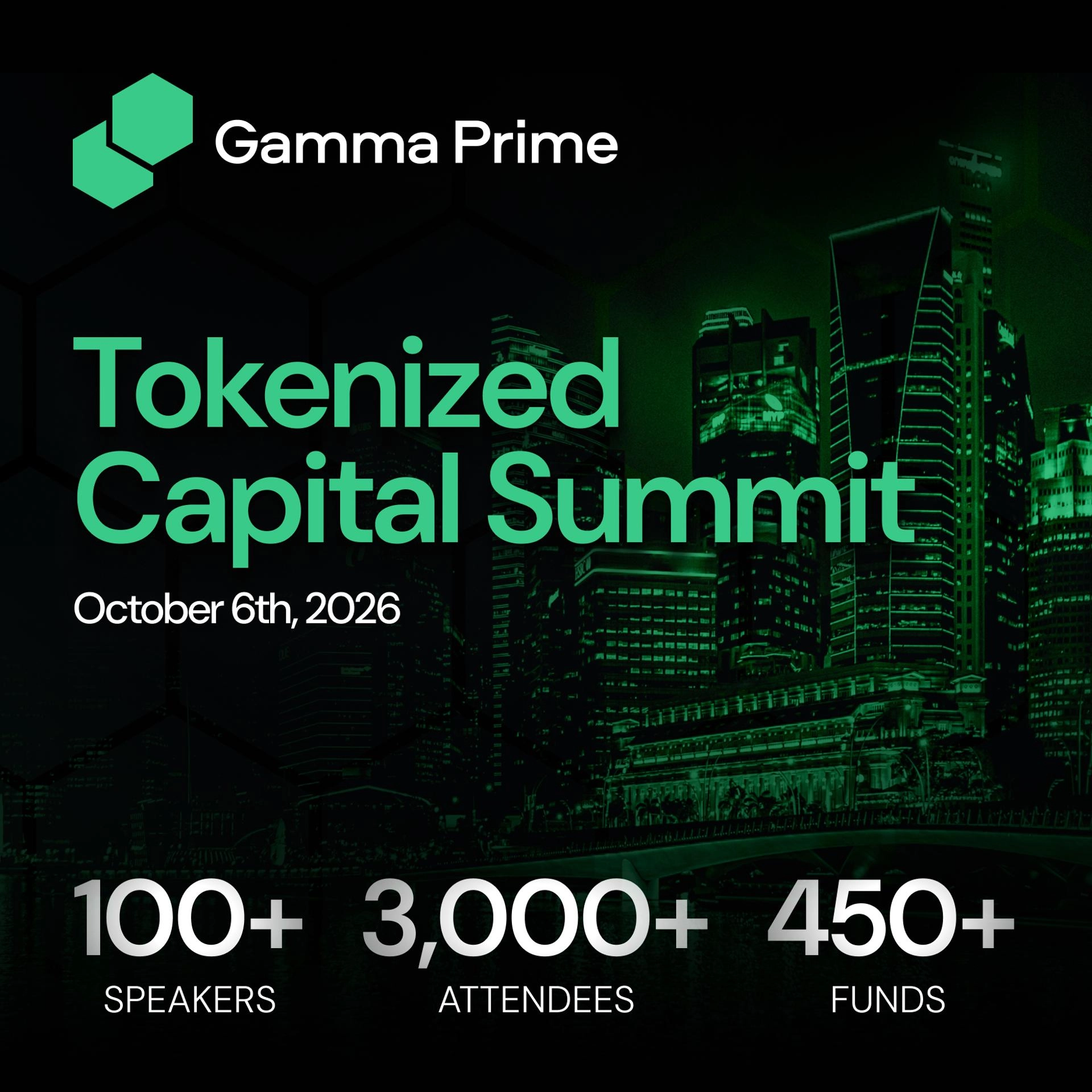 Tokenized Capital Summit 2026 Singapore 🇸🇬