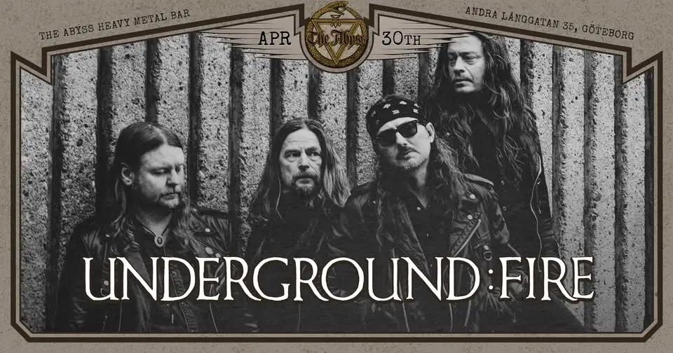 UNDERGROUND FIRE ALBUM RELEASE EVENING LIVE @ THE ABYSS
