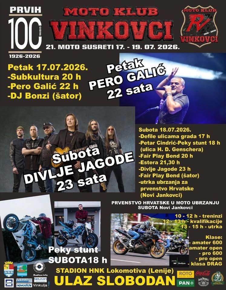 21. Moto susreti MK Vinkovci 17.-19.07.2026.