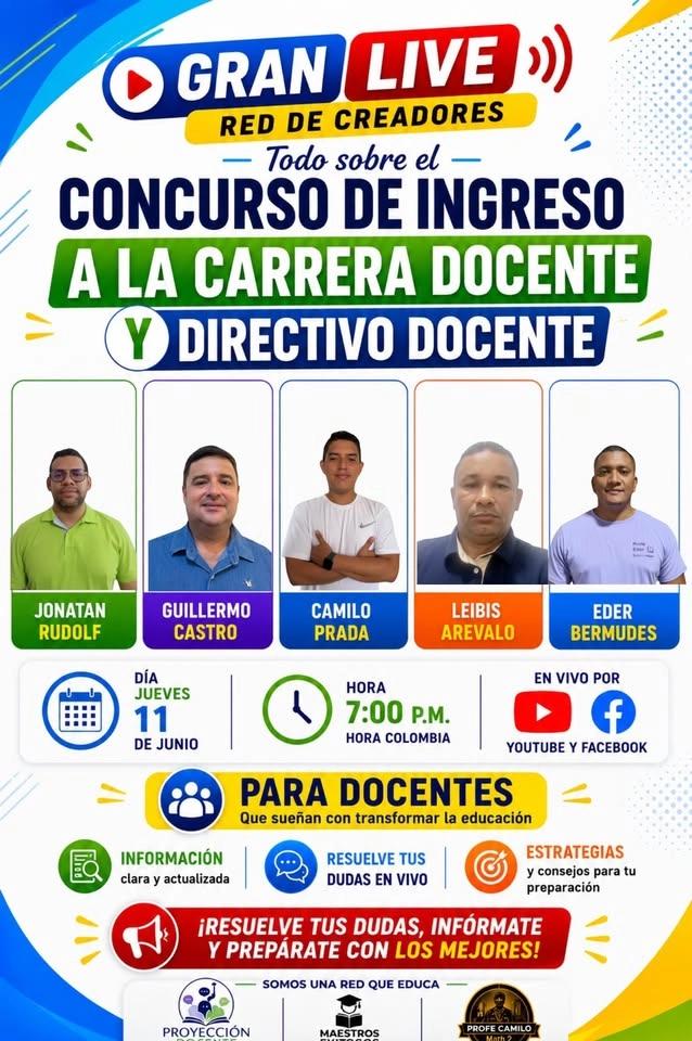 Concurso docente-Gran Live Red de creadores