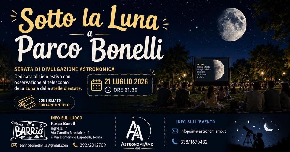 Sotto la Luna a Parco Bonelli