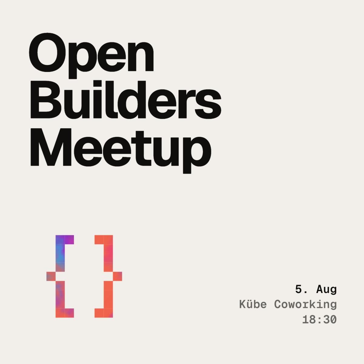 Open Builders Meetup #2
