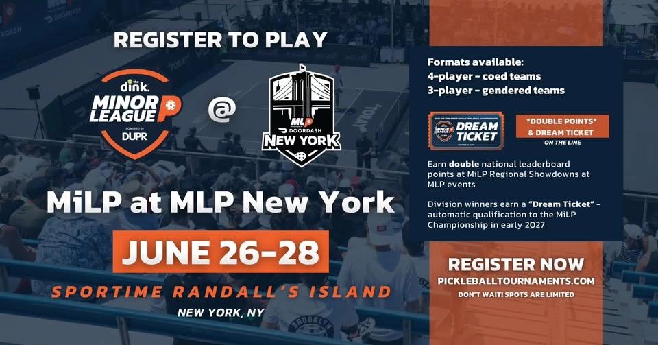 Minor League Pickleball at MLP New York