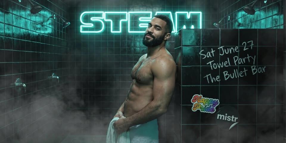 Steam Towel Party LA - Pride Month Edition