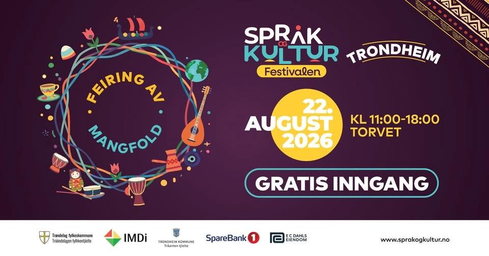 SPRÅK- OG KULTURFESTIVALEN 2026- PÅ TORVET!