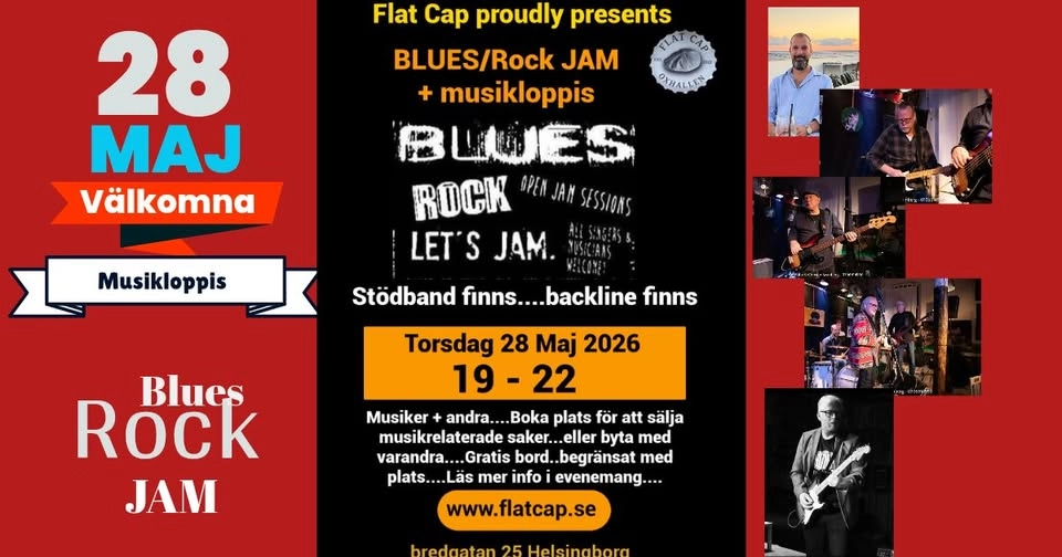 Blues/Rock JAM + musikloppis
