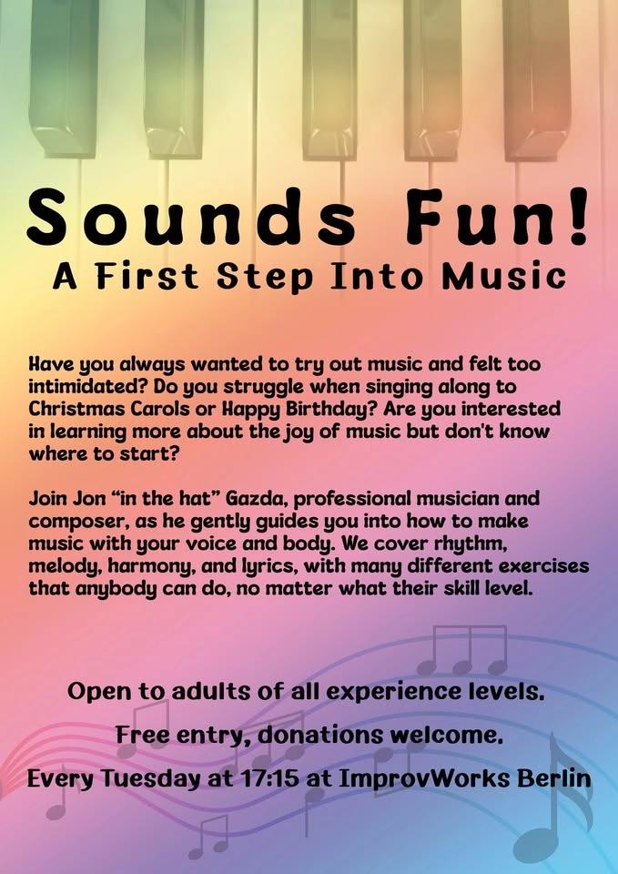 Sounds Fun! A First Step Into Music