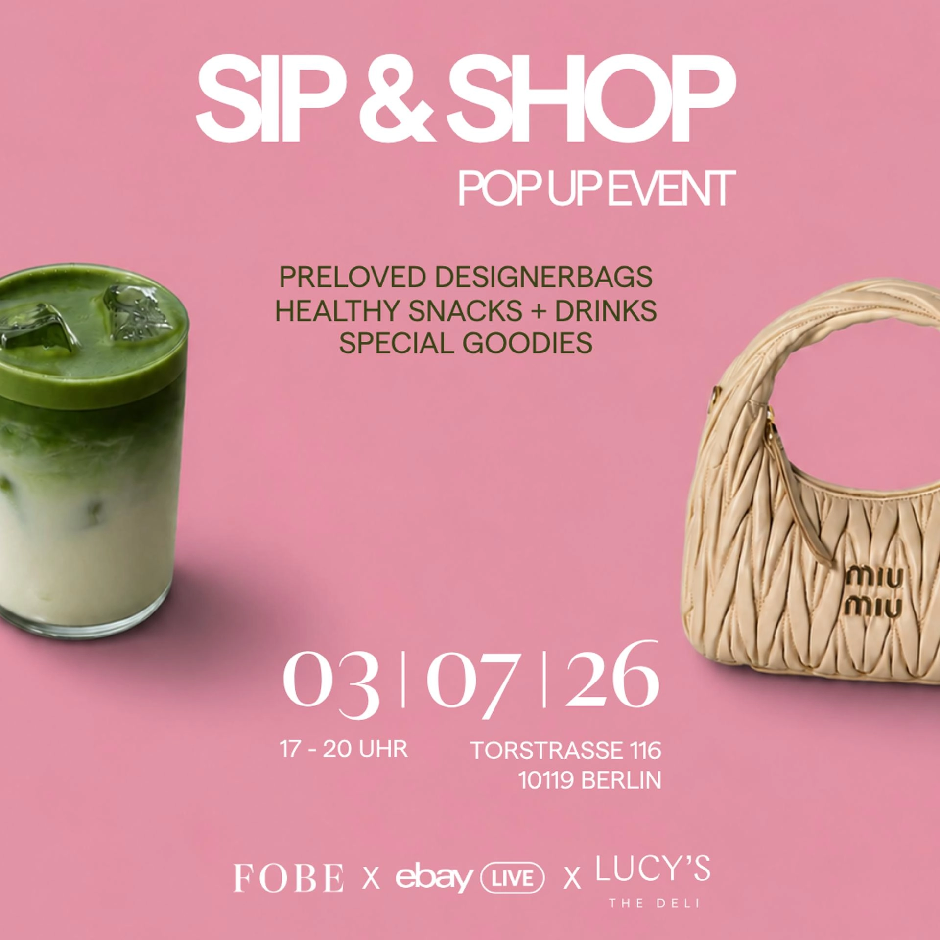 Sip & Shop Fobe.me Pop-Up