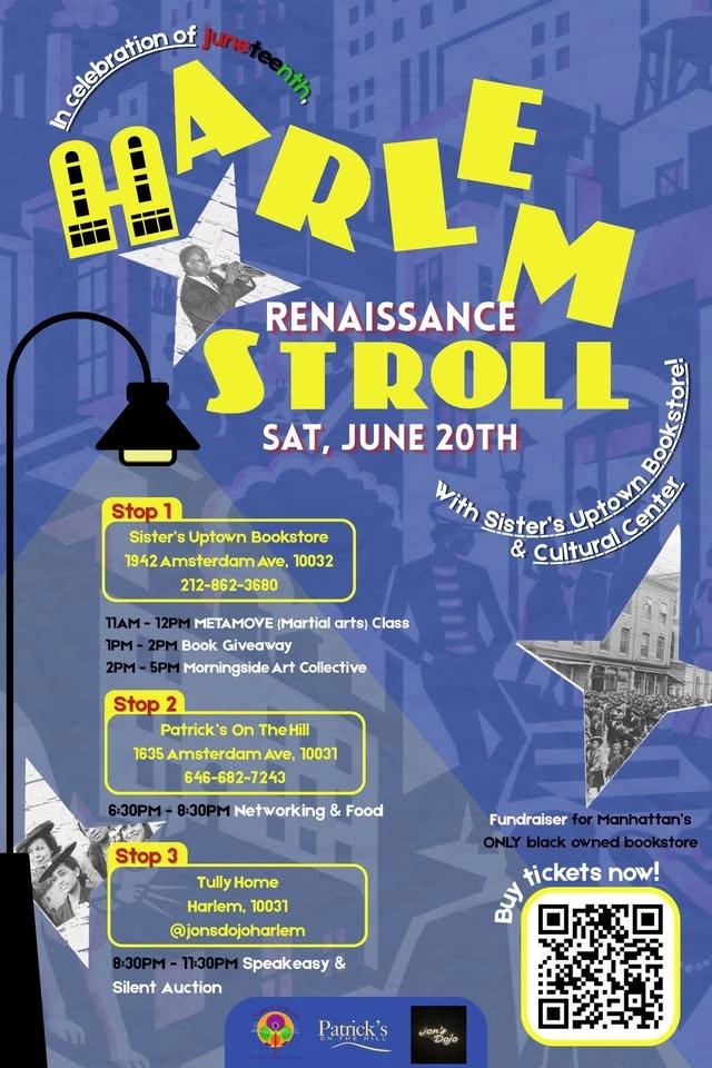 Harlem Renaissance Stroll-To Benefit Sister's Uptown Bookstore
