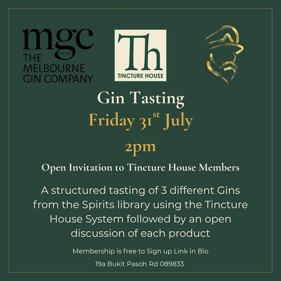 Gin Tasting & Open Discussion