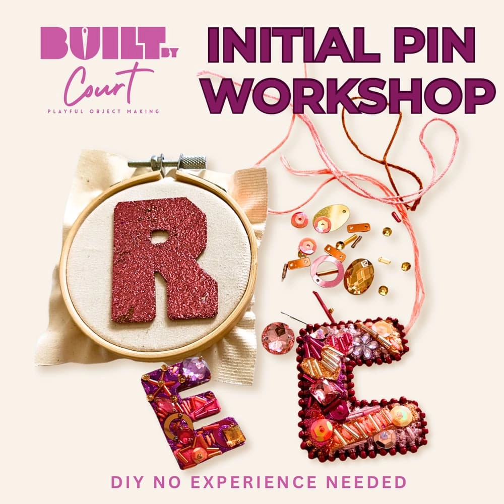 Built By Court - Initial Pin Workshop