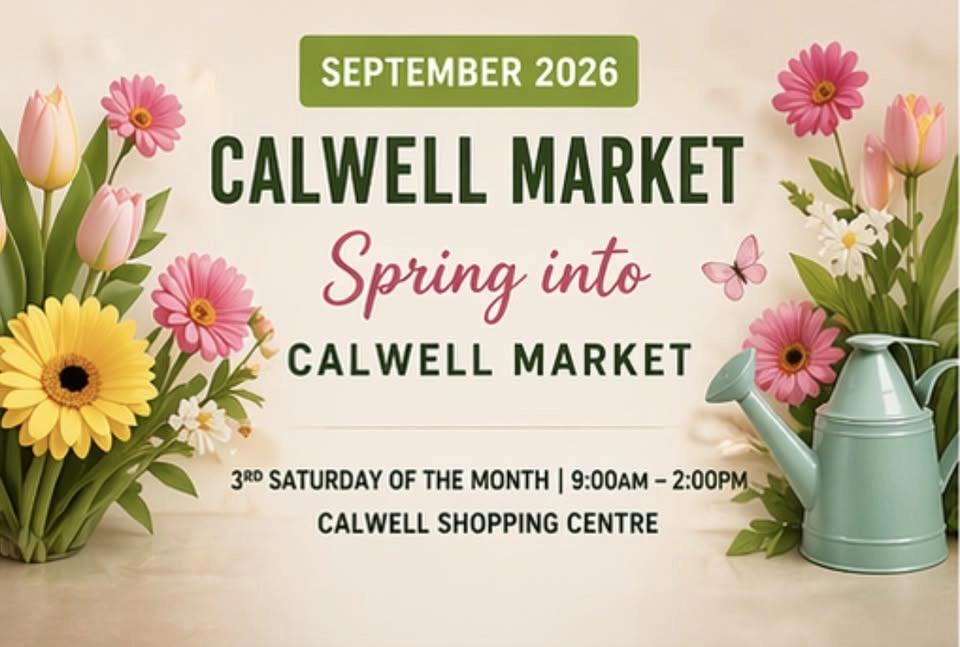 🌸 SEPTEMBER 2026 — Spring into Calwell Market
