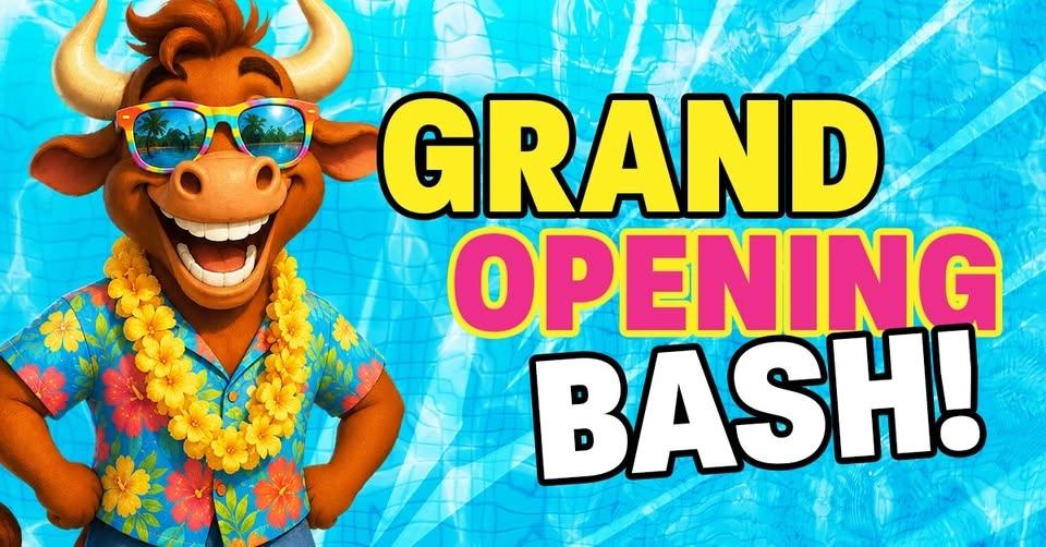 Grand Opening Bash 🏝️🥳
