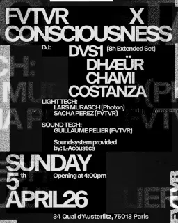 CONSCIOUNESS: DVS1 EXTENDED SET, Chami, Costanza, DHÆÜR
