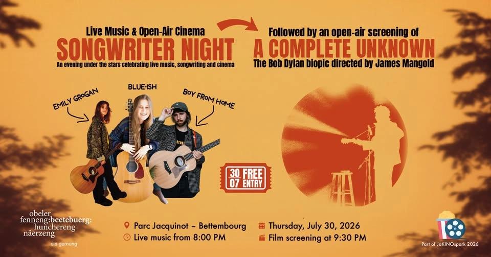 JaKINOspark 2026 | 🎸 SONGWRITER NIGHT 🎬