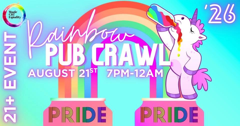2026 Minot Pride Festival: Rainbow Pub Crawl (21+)