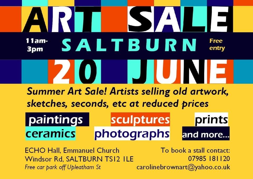 Saltburn Art Sale - Sat 20 June