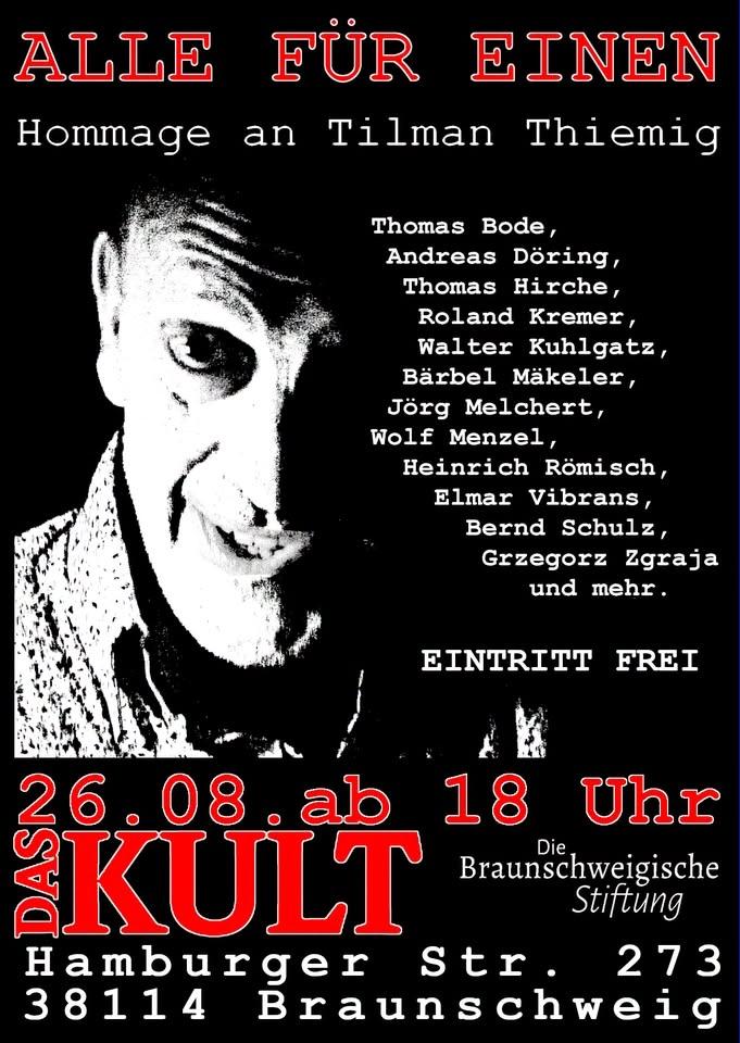ALLE FÜR EINEN | Hommage an Tilman Thiemig