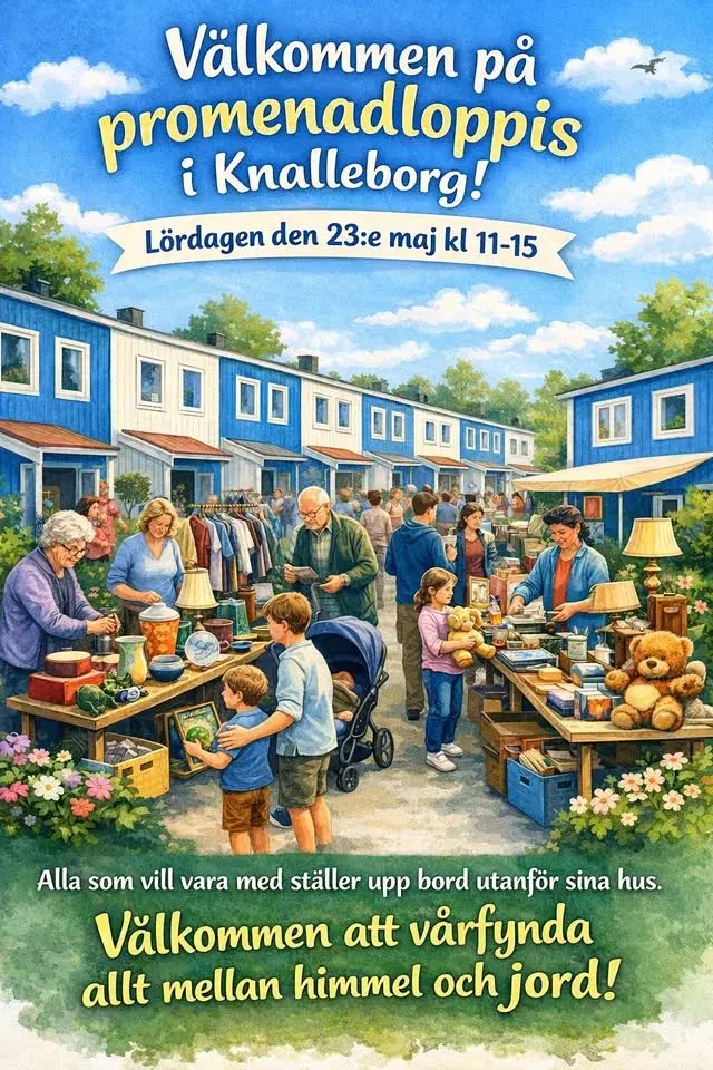 Promenadloppis i Knalleborg