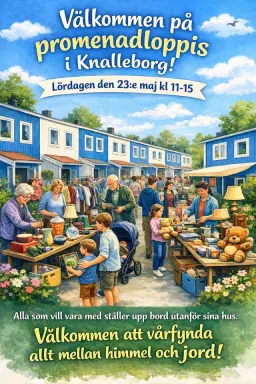 Promenadloppis i Knalleborg