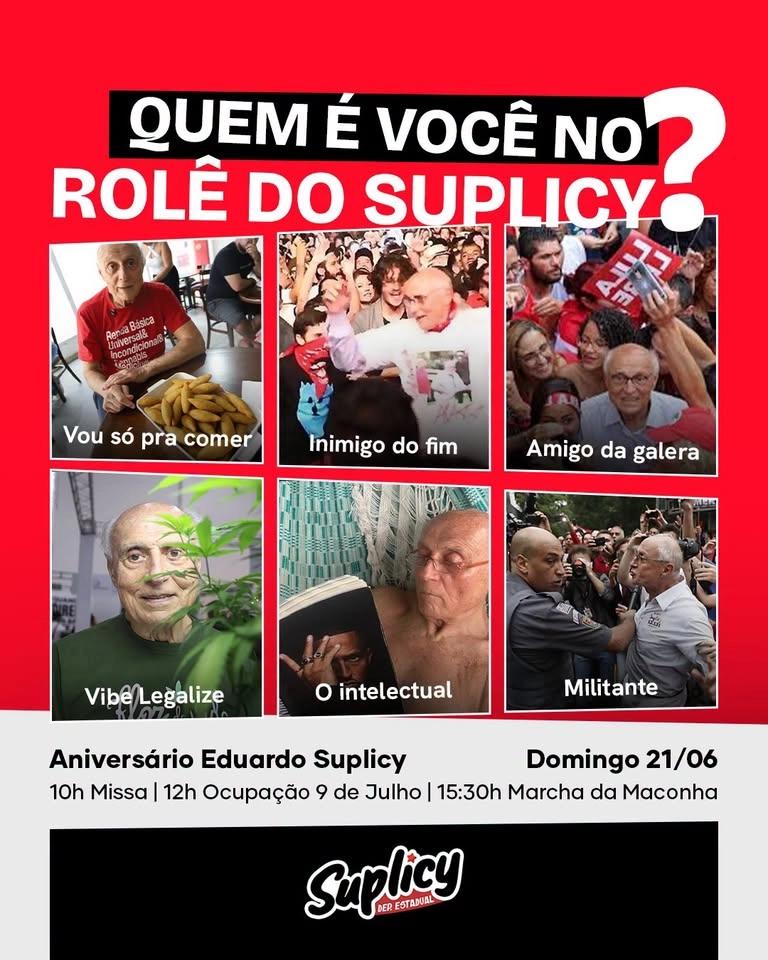 Suplicy faz 85!!!