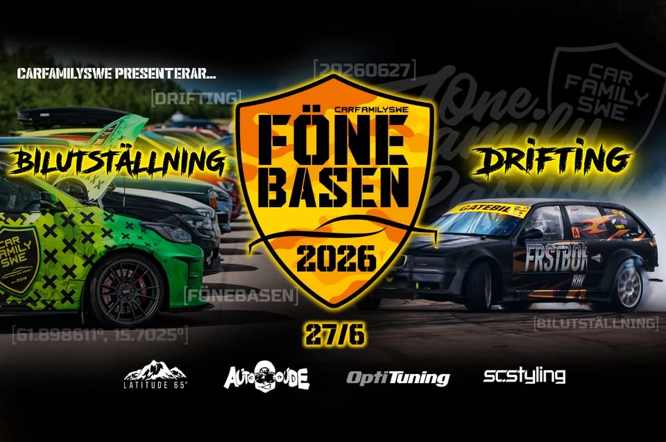CarFamilySwe intar Fönebasen 2026!