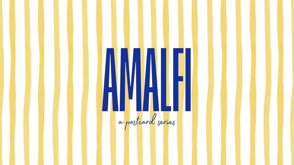 AMALFI: A Postcard Series